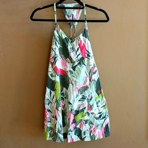 Patagonia Dress Medium green & pink floral